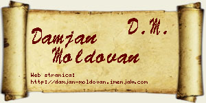 Damjan Moldovan vizit kartica